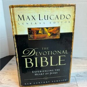 The Devotional Bible - Black and Cream